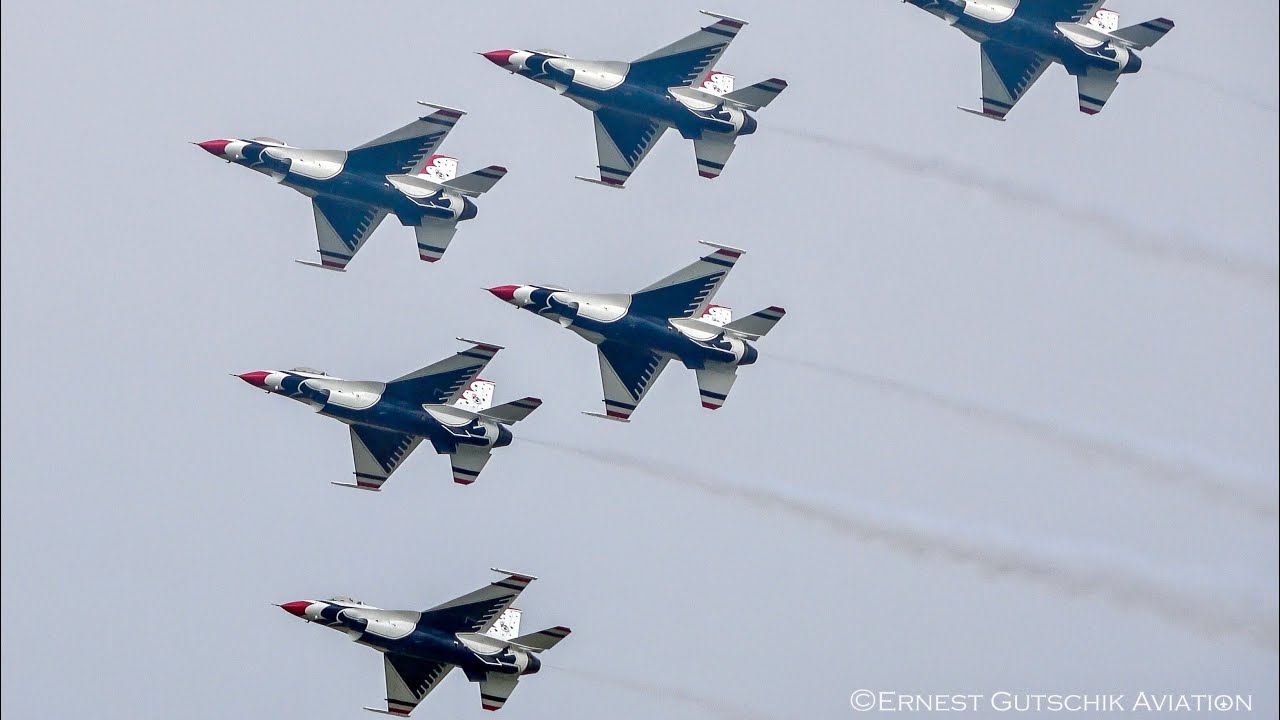 (4K) Airshow London-SkyDrive 2022 | USAF Thunderbirds