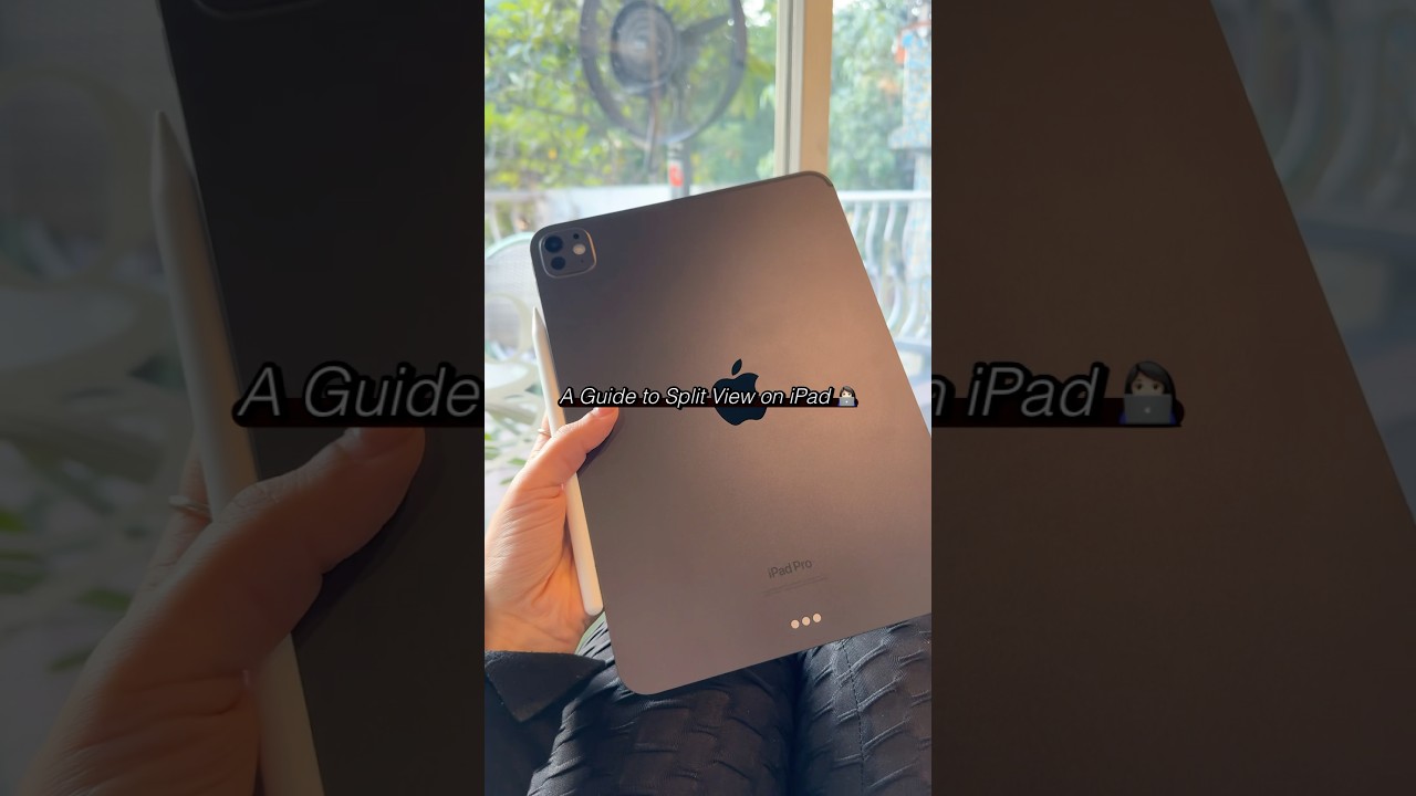 iPad&rsquo;s multitasking made simple 🫶🏻✨ #ipad #tech