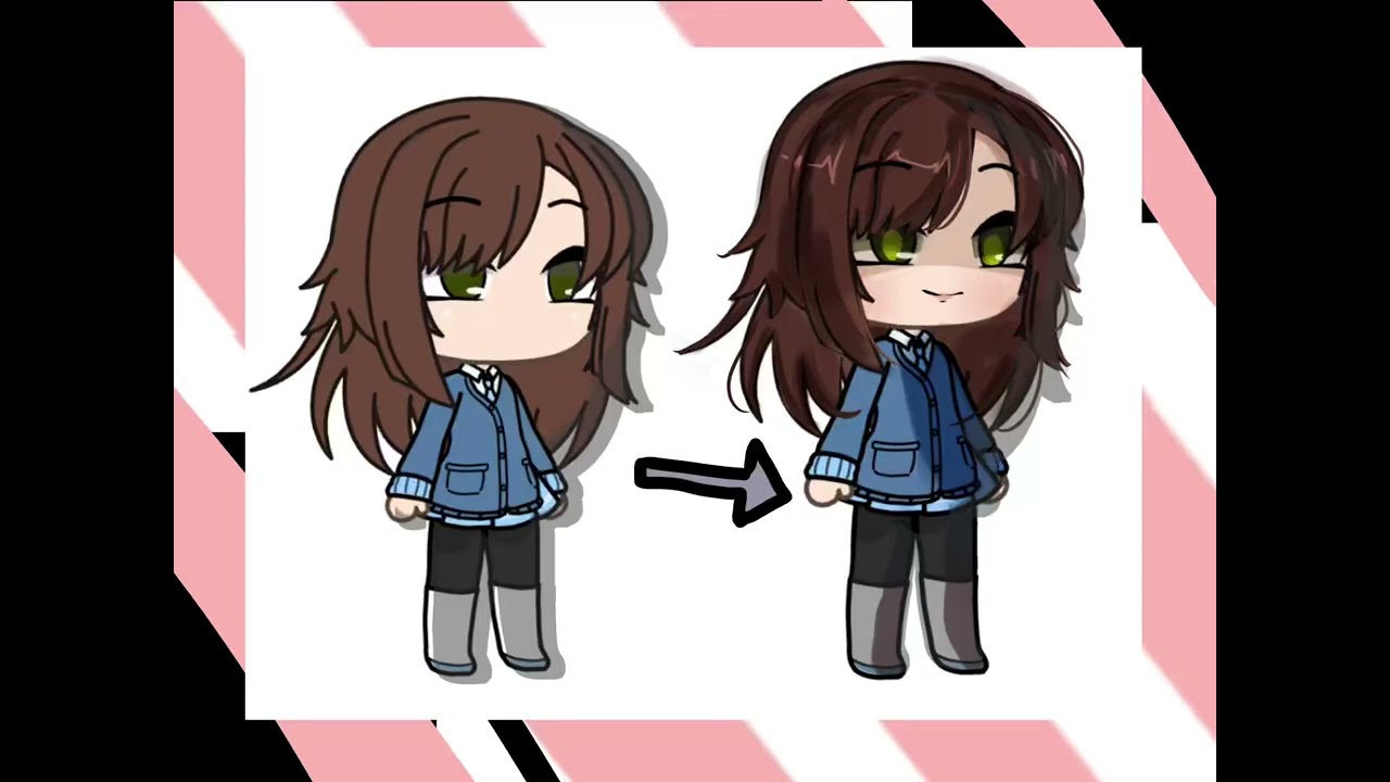 How I edit my Gacha characters #art 
