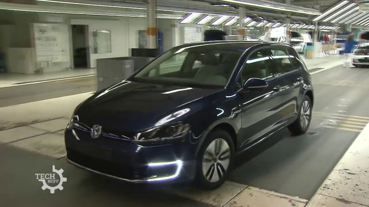 Volkswagen e-Golf electric car production | Производство электромобиля Volkswagen e Golf