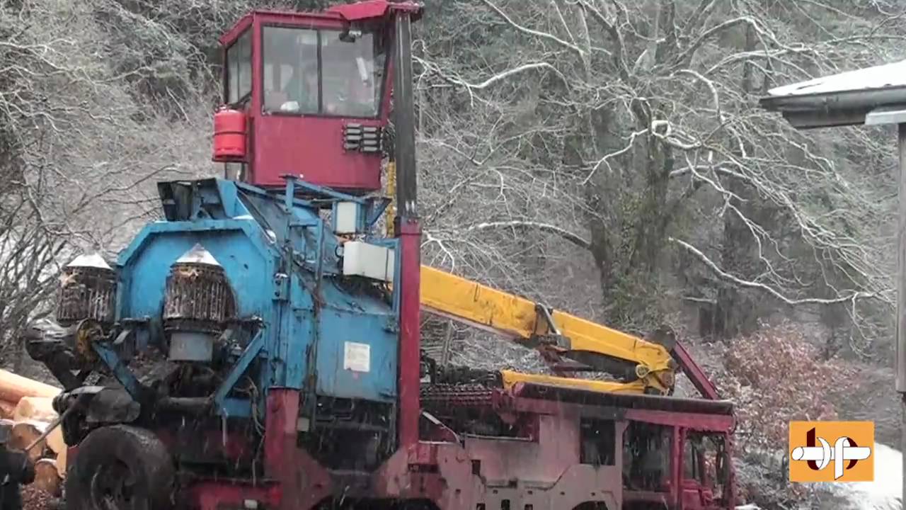 Ecorceuse mobile