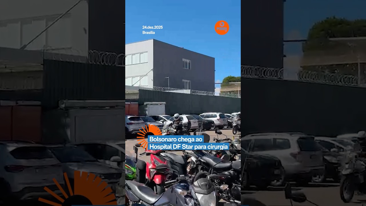 Bolsonaro chega ao hospital DF Star para cirurgia
