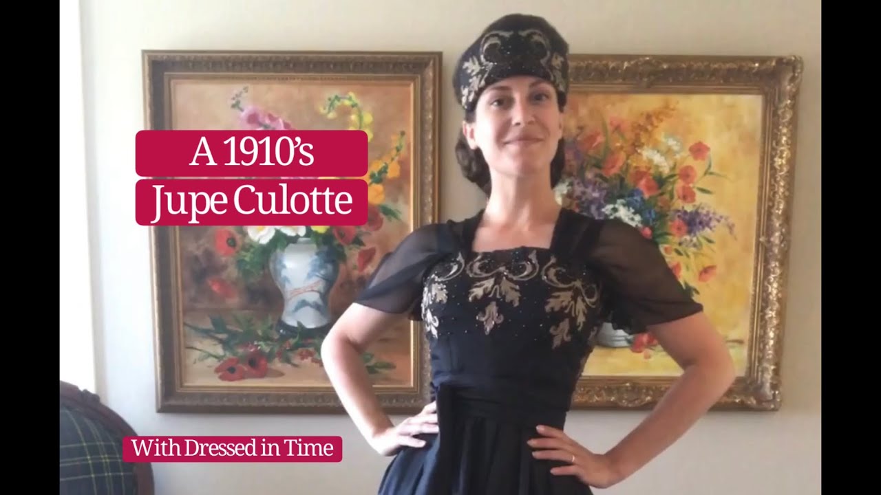 A 1910’s Jupe Culotte — Inspired by Downton Abbey and Paul Poiret