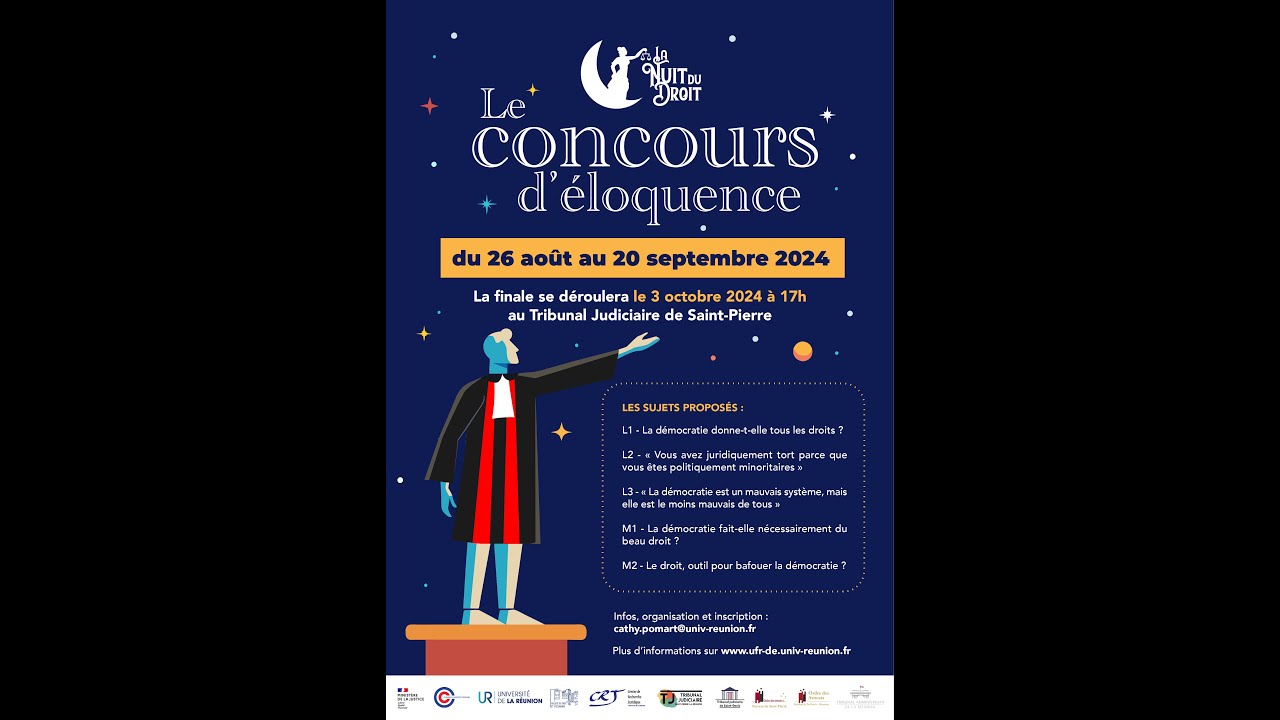 La nuit du droit 2024 au tribunal de Saint Pierre