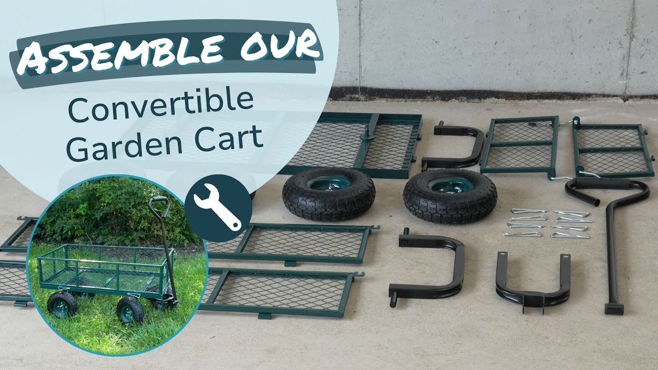 Steel Convertible Garden Cart Assembly
