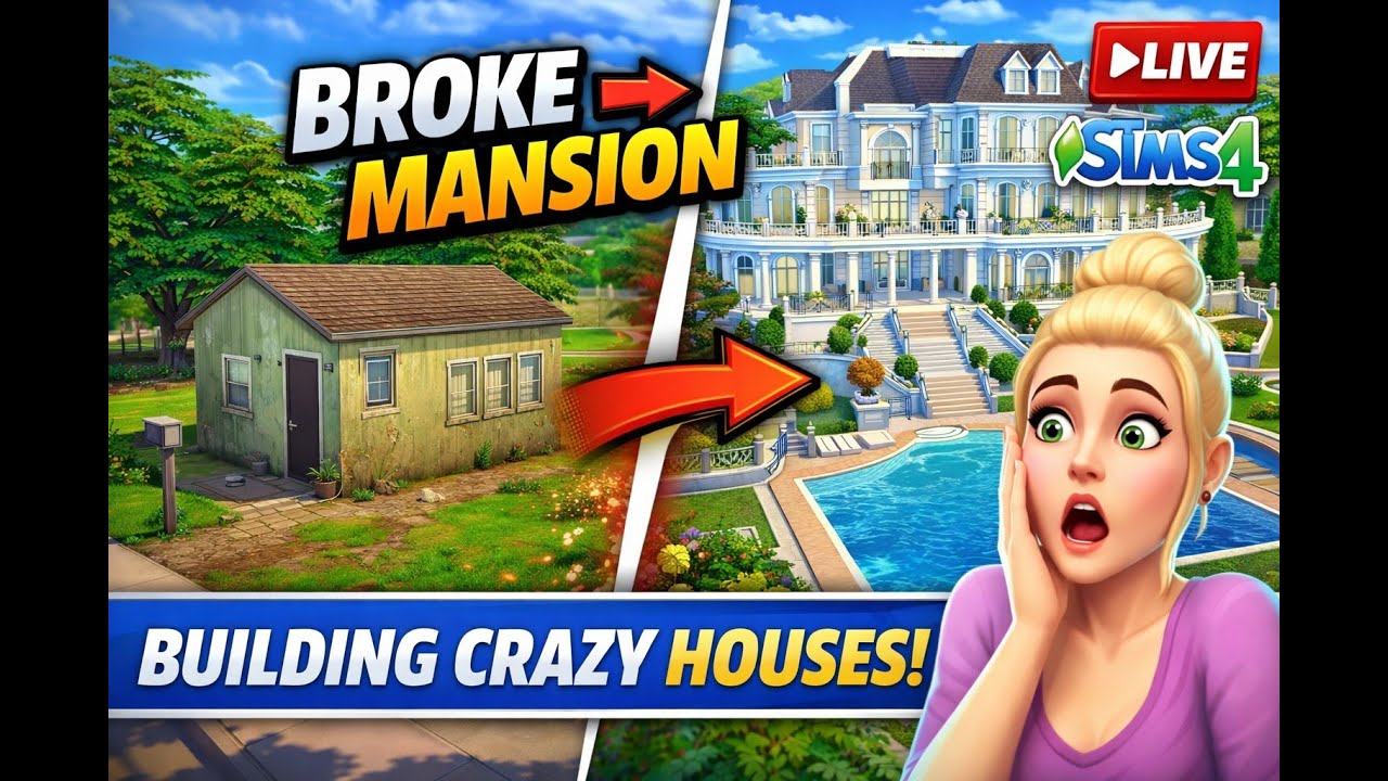 Late Night Sims 4 Building Stream | Creating Luxury Homes