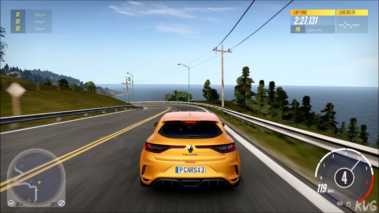 Project CARS 3 - Renault Megane R.S. Trophy 2018 - Gameplay (PS4 HD) [1080p60FPS]