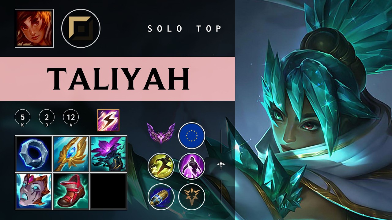 Taliyah Top vs Ornn - EUW Master Patch 26.03