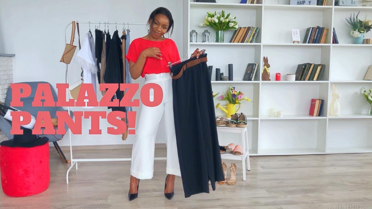 STYLING WIDE LEG PANTS | FROM CASUAL TO FORMAL| PALAZZO PANTS LOOKBOOK 2019