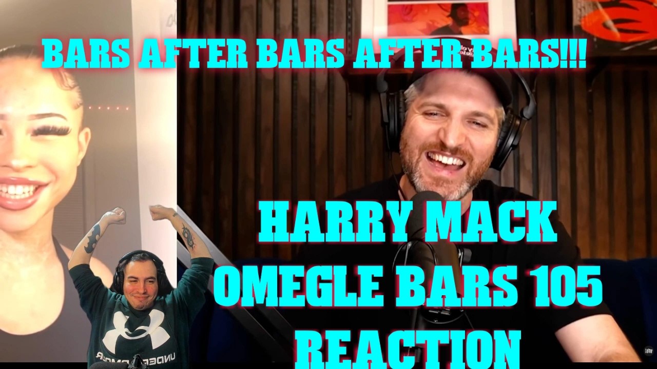 Bars after bars after bars! Harry Mack Omegle Bars 105 Reaction