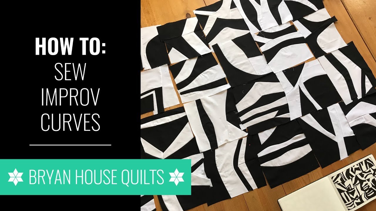 How to sew improv curves, with Rebecca Bryan