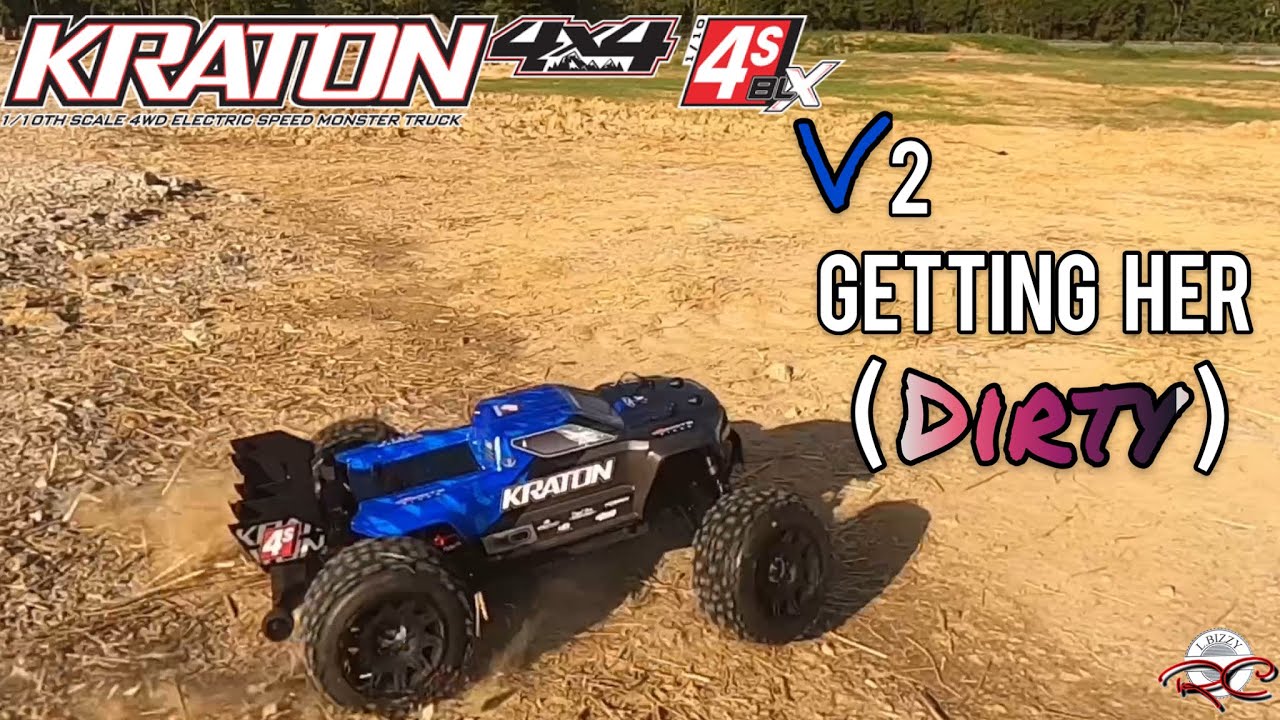 Arrma Kraton 4x4 BLX V2 // Max8 G2 2500KV // Run#2..4s (Temps)😁👌🏾