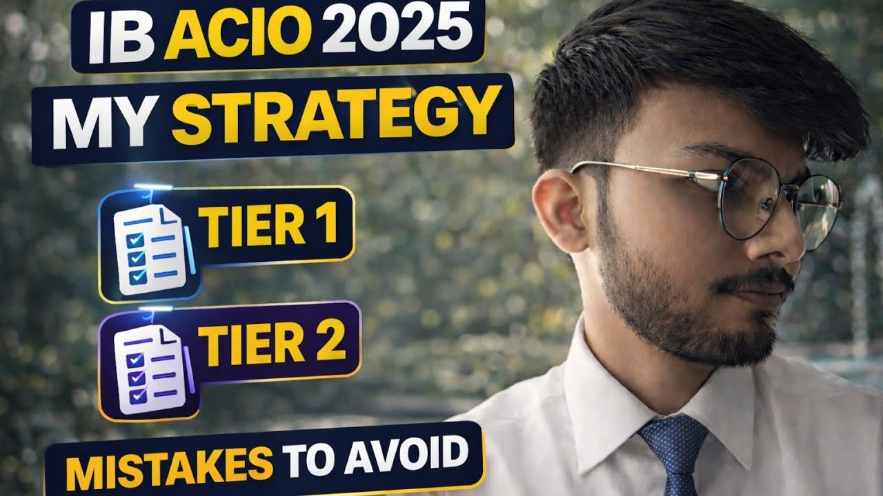 Starting IB ACIO Prep? Don&rsquo;t Study Without Watching This (Tier 1 + Tier 2)