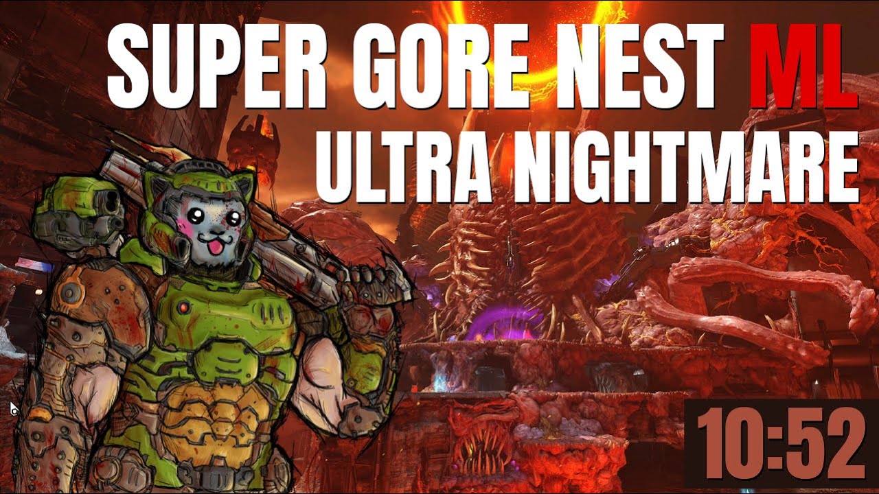 [Previous WR] Doom Eternal | Super Gore Nest Master Level Ultra Nightmare 10:52