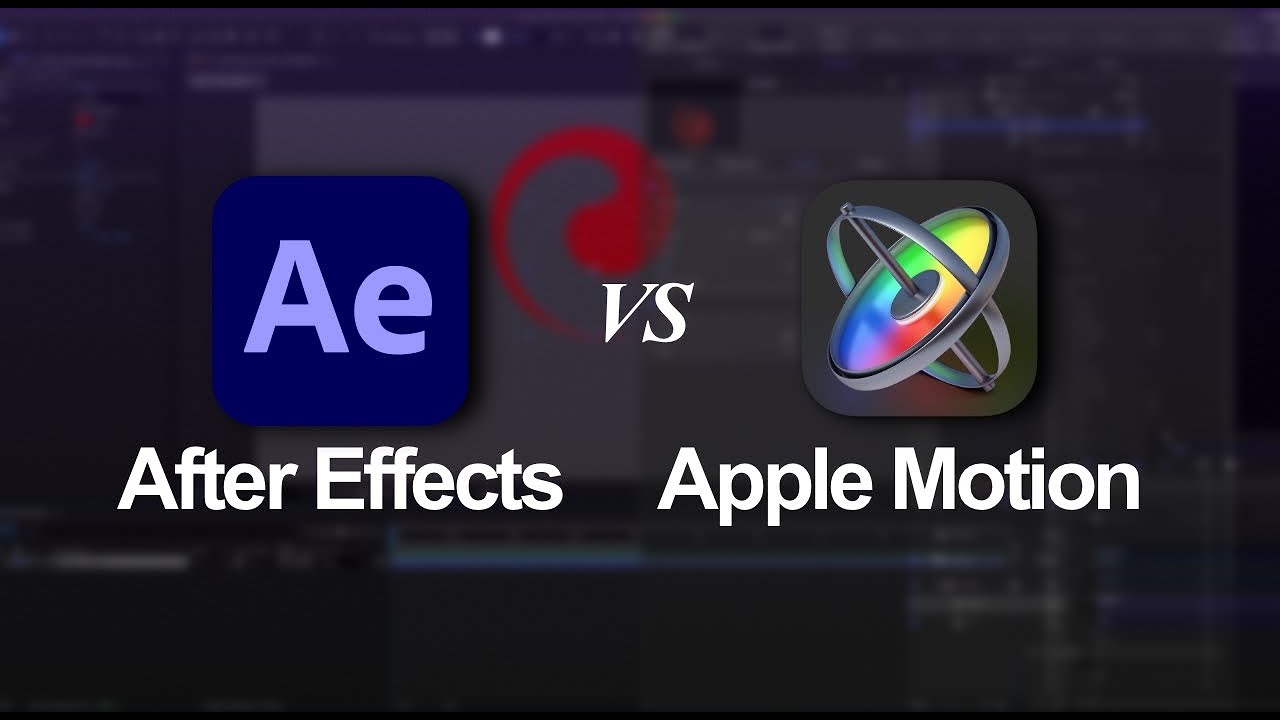 After Effects vs Apple Motion Part 01