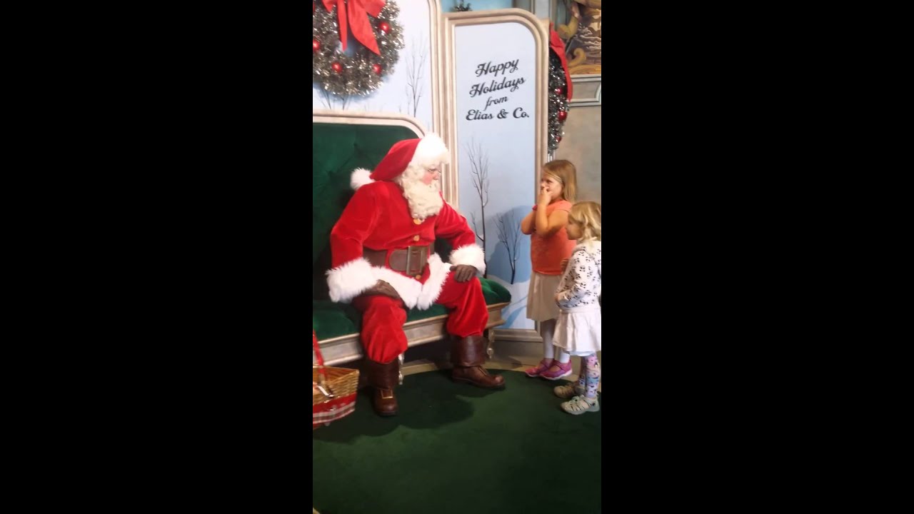 Meeting Santa Claus in Disneyland
