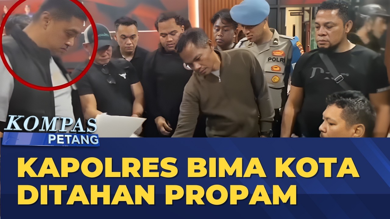 Terjerat Narkoba, Kapolres Bima Kota Ditahan Propam | KOMPAS PETANG
