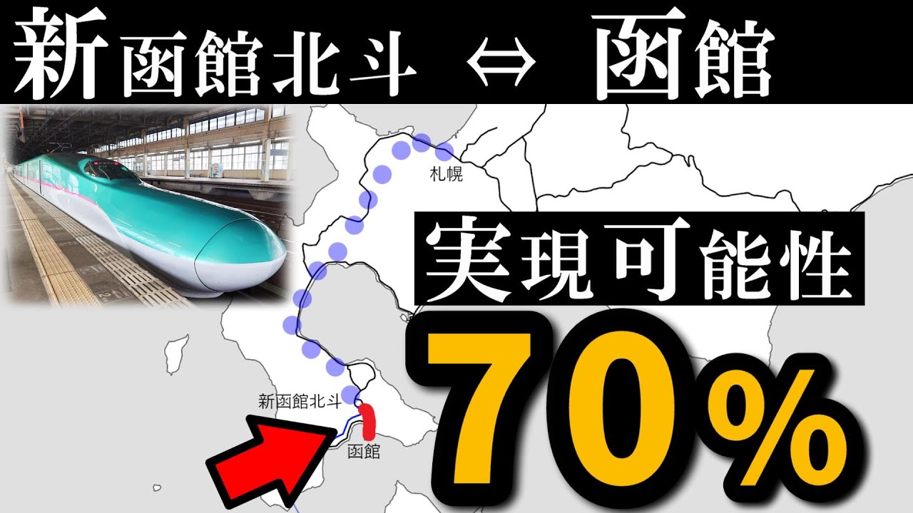 70％の可能性！ 北海道新幹線の函館駅乗り入れを超わかりやすく説明