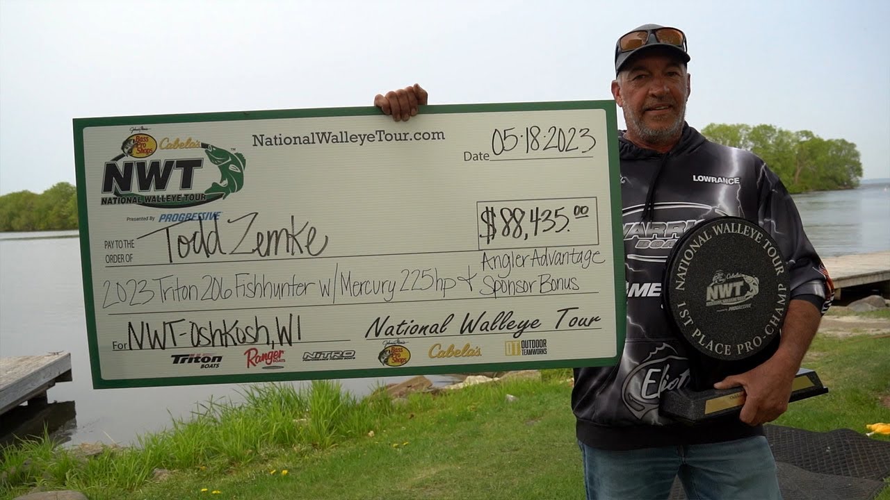 The 2023 National Walleye Tour Stop 2 in Lake Winnebago