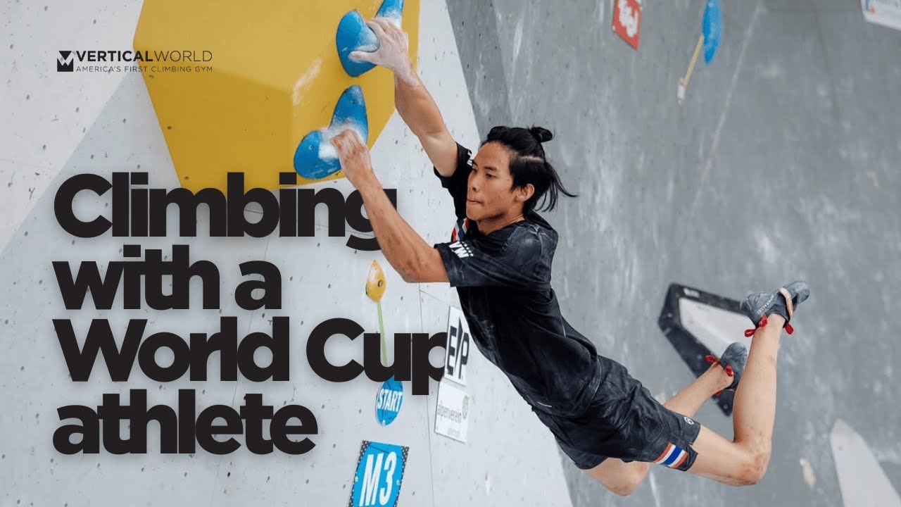Climbing with a World Cup Athlete