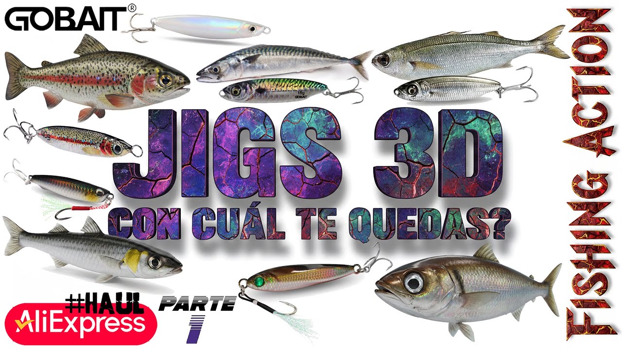 GOBAIT JIGS 3D Pearl Draco Slim Joy Aerodin REVIEW 1 Aliexpress #AliExpress #AliExpressHaul #fishing