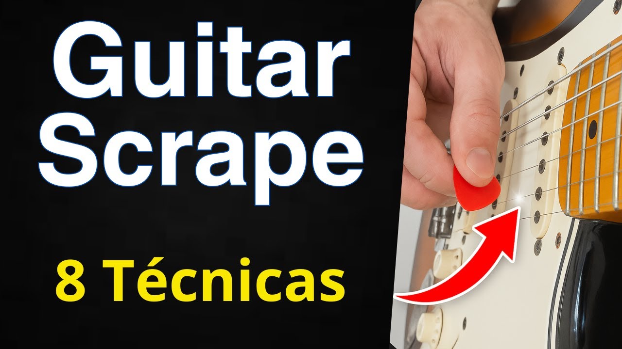 Tutorial de Guitar Scrape: 8 Formas de Rasgar las Cuerdas