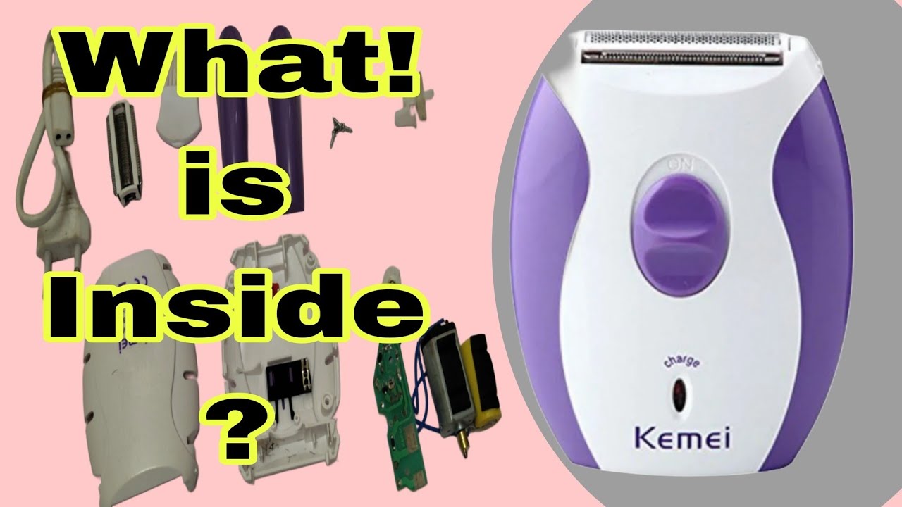 What's Inside Kemei KM-280R Epilator? Full Teardown