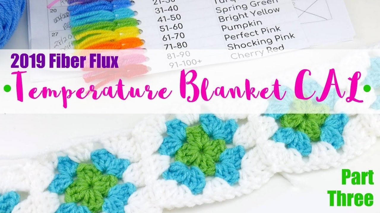2019 Temperature Blanket CAL Part 3, Row Two and Beyond