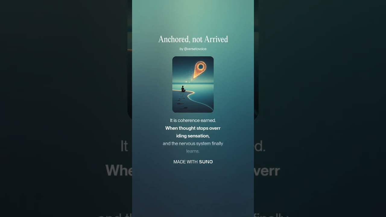 Anchored, not Arrived
