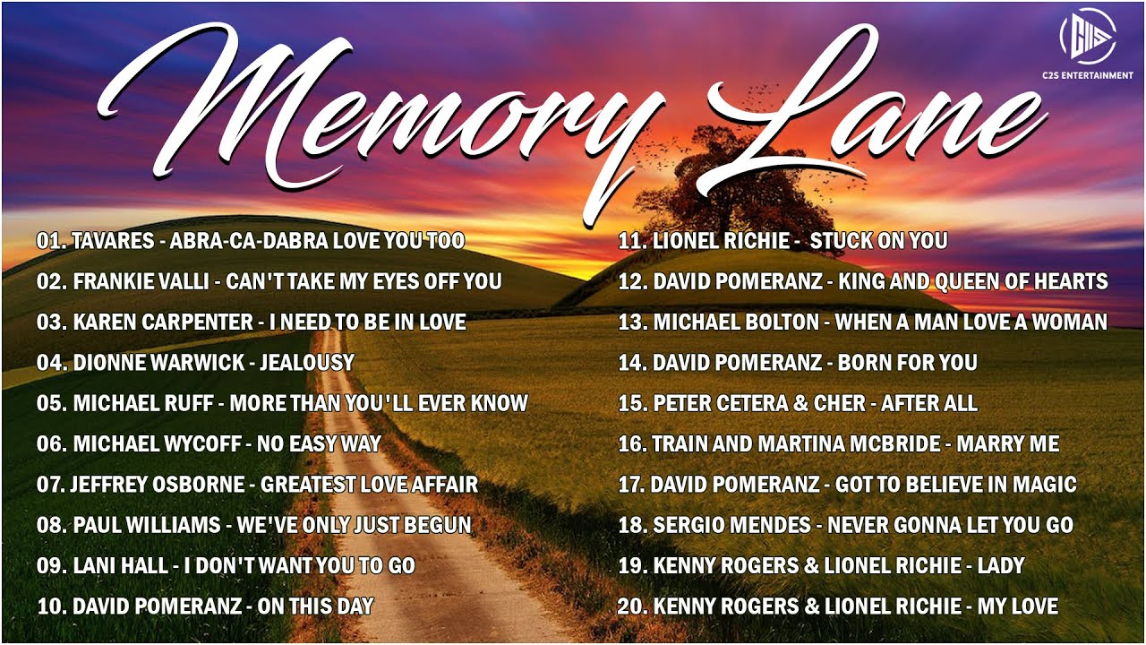 Memory Lane Music Hits 70's 80's - Best 70's Love Songs English - Sweet Memories Love Songs Playlist