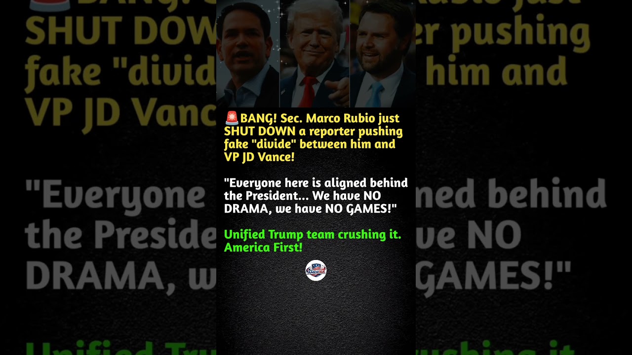 Marco Rubio, JD Vance, and a viral press conference exchange are trending after a social media...