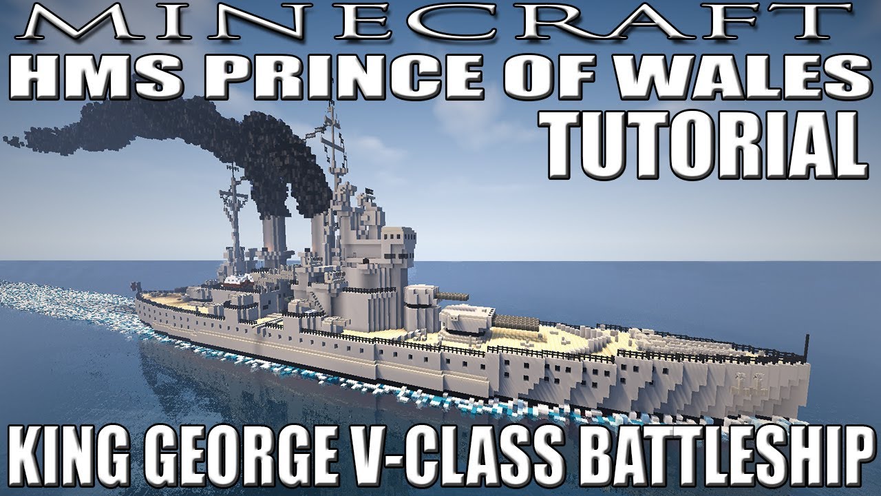 MINECRAFT / HYTALE : King George V Class Battleship Tutorial