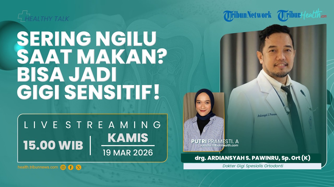 🔴HEALTHY TALK: Sering Ngilu Saat Makan? Bisa Jadi Ini Tanda Gigi Sensitif!