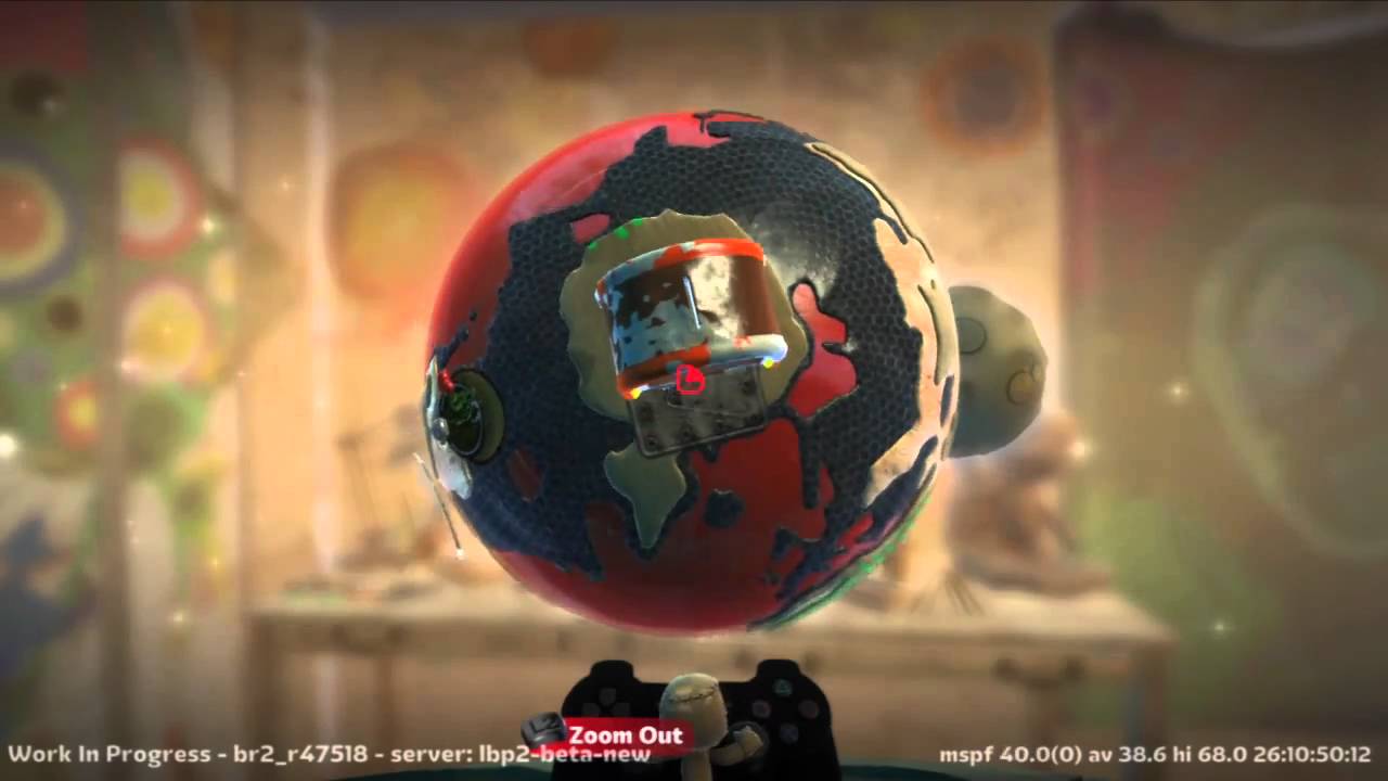 LBP2 BETA : GAMEPLAY : CUSTOMISE YOUR PLANETS : HD :