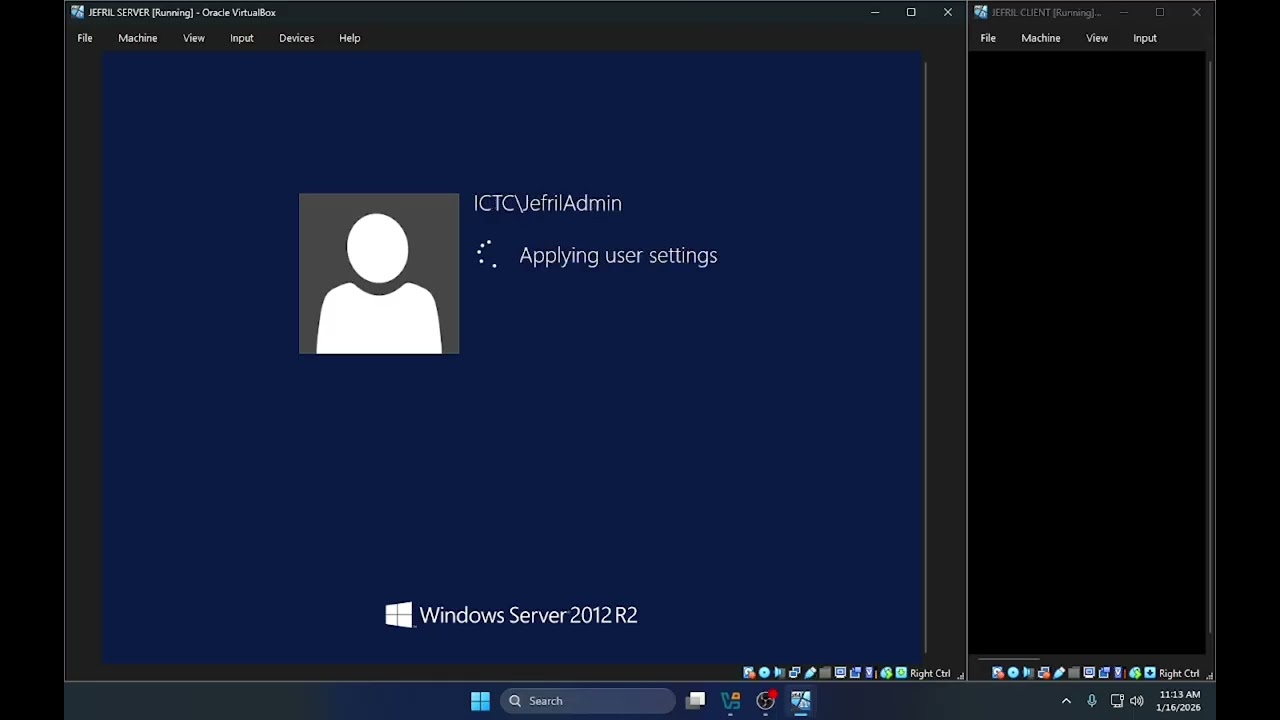 How to configure Server and Client in Virtual Machine
