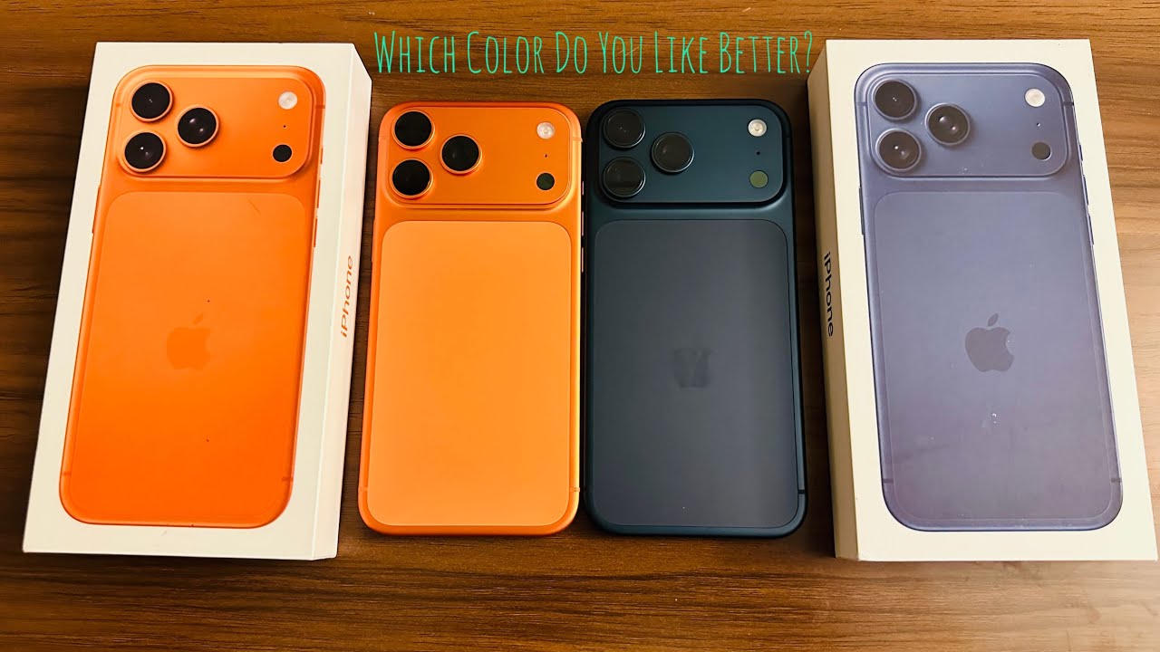 РАСПАКОВКА НОВОГО IPHONE 17 PRO MAX — РУКОВОДСТВО ПО НАСТРОЙКЕ ДЛЯ НАЧИНАЮЩИХ И СРАВНЕНИЕ ЦВЕТОВ!