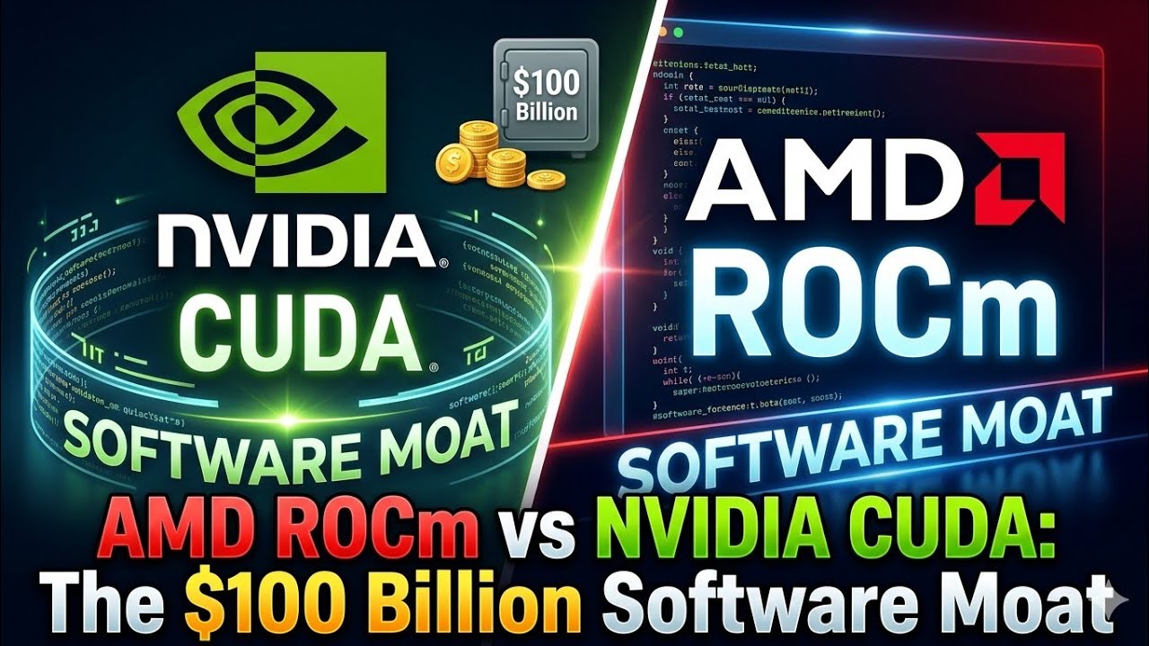 AMD ROCm против NVIDIA CUDA: программный ров стоимостью $100 миллиардов