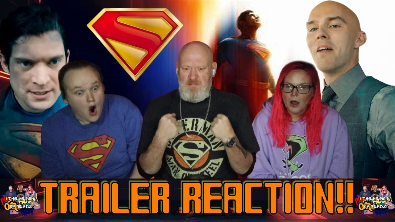 SUPERMAN | OFFICIAL TRAILER REACTION! | YES YES!! | #trailerreaction #superman #dccomics