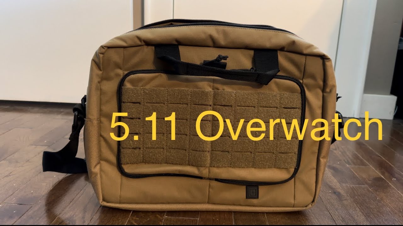 5.11 Overwatch Briefcase: Briefcase, Crossbody, & Backpack in One!