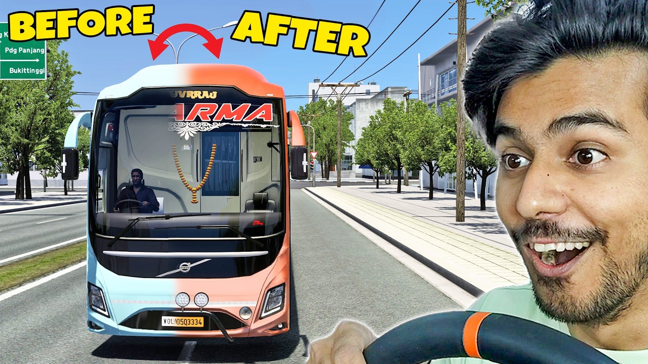 BUILDING SHARMA TRAVELS VOLVO 9600 BRAND NEW