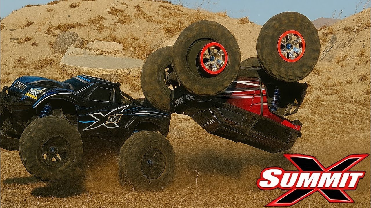 Легенды радиоуправляемых моделей сталкиваются! Traxxas Summit 6s и X-Maxx в решающей битве!