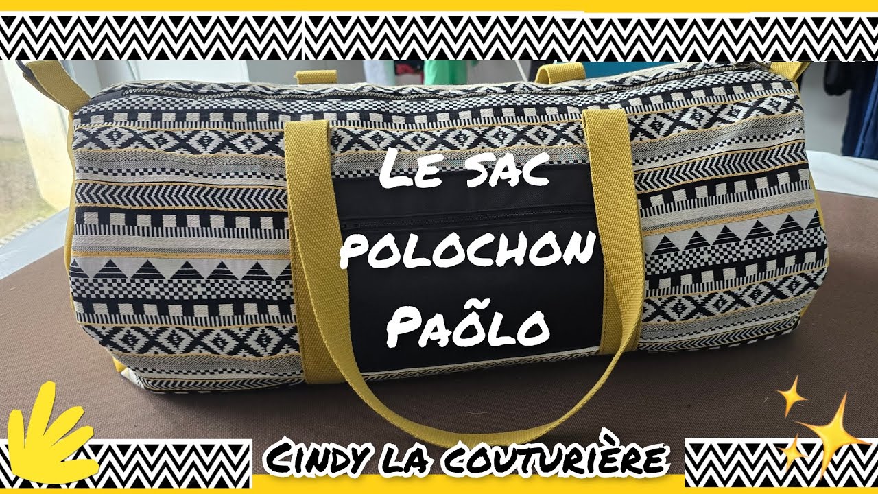 #diy #tuto #couture : Le sac polochon Paõlo ~ #cindylacouturiere