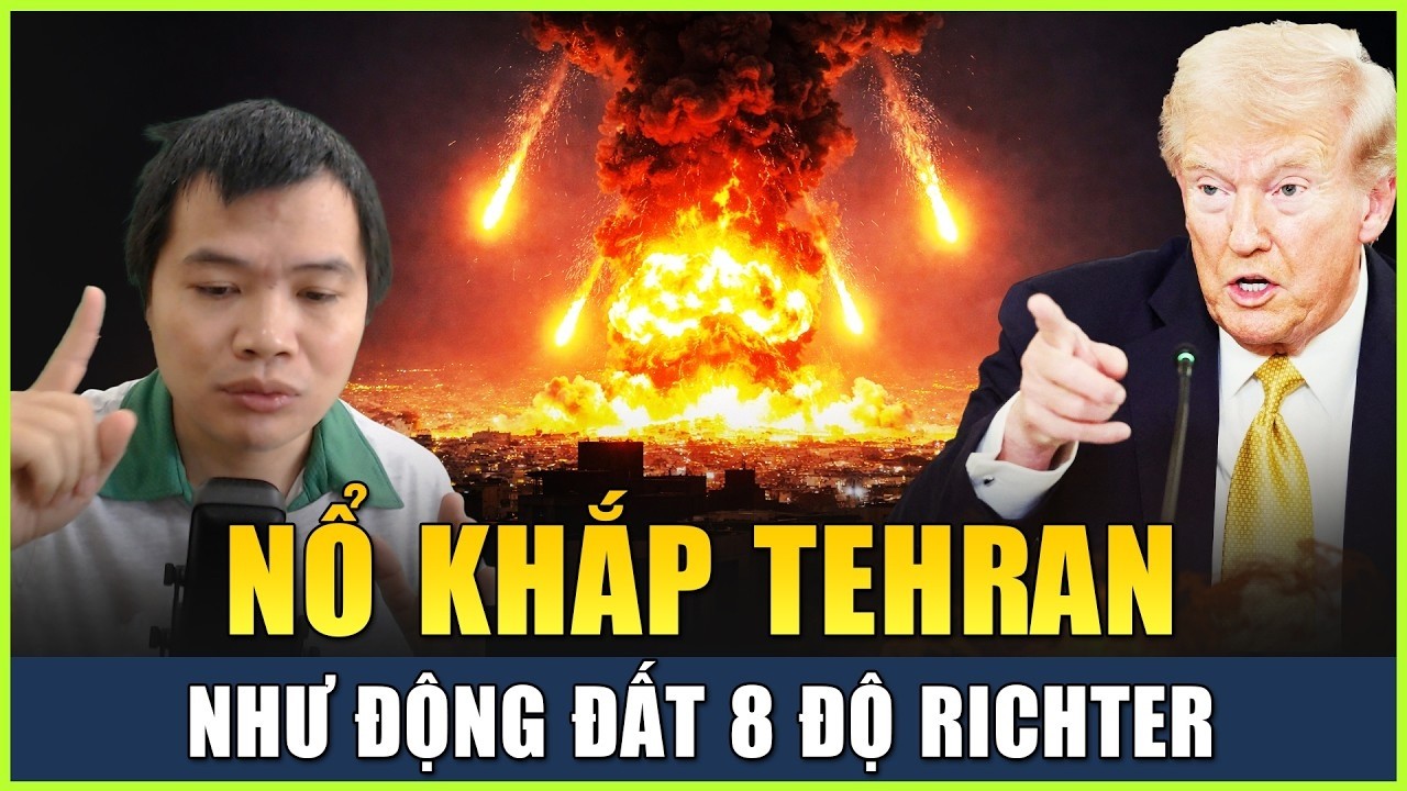 Thủ Đô Tehran Rung Chuyển Sau Không Kích – Iran Sắp Đánh Thẳng Mỹ?
