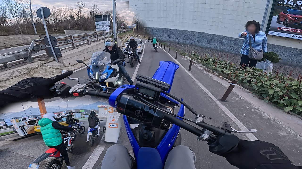 la SIGNORA ha SGASATO PIÙ di NOI !!! | AngryPeople & YZ 125 (x2) vs YZF 450 vs XE 125