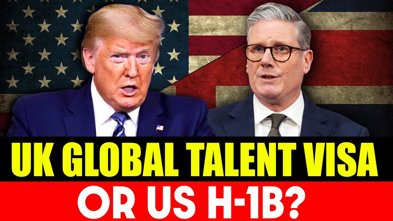 Free UK Work Visa vs US H-1B: Who Wins in 2025? Global Talent Visa | Quickora Global