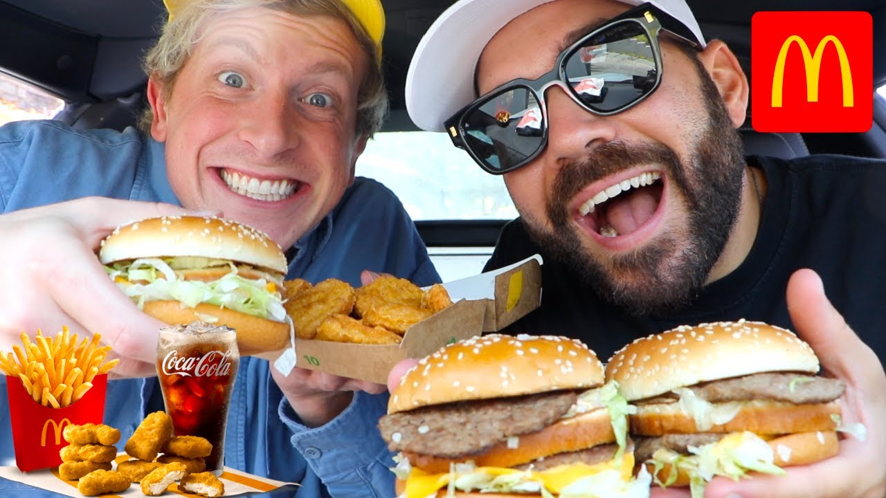 ПРОБУЕМ НОВОЕ СПЕЦИАЛЬНОЕ БЛЮДО SAWEETIE ОТ MCDONALD'S с МЭТТОМ КИНГОМ!!