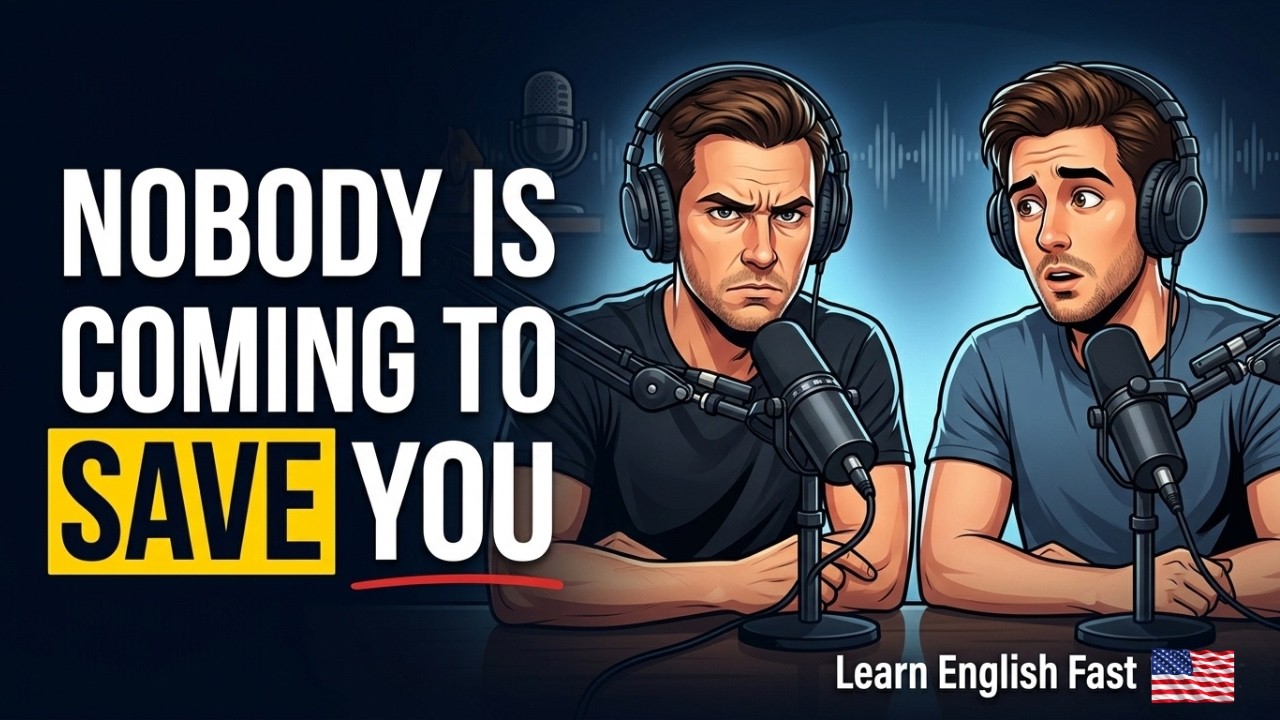 Nobody Is Coming to Save You | English Podcast For Easy Conversation | Learn English Fast