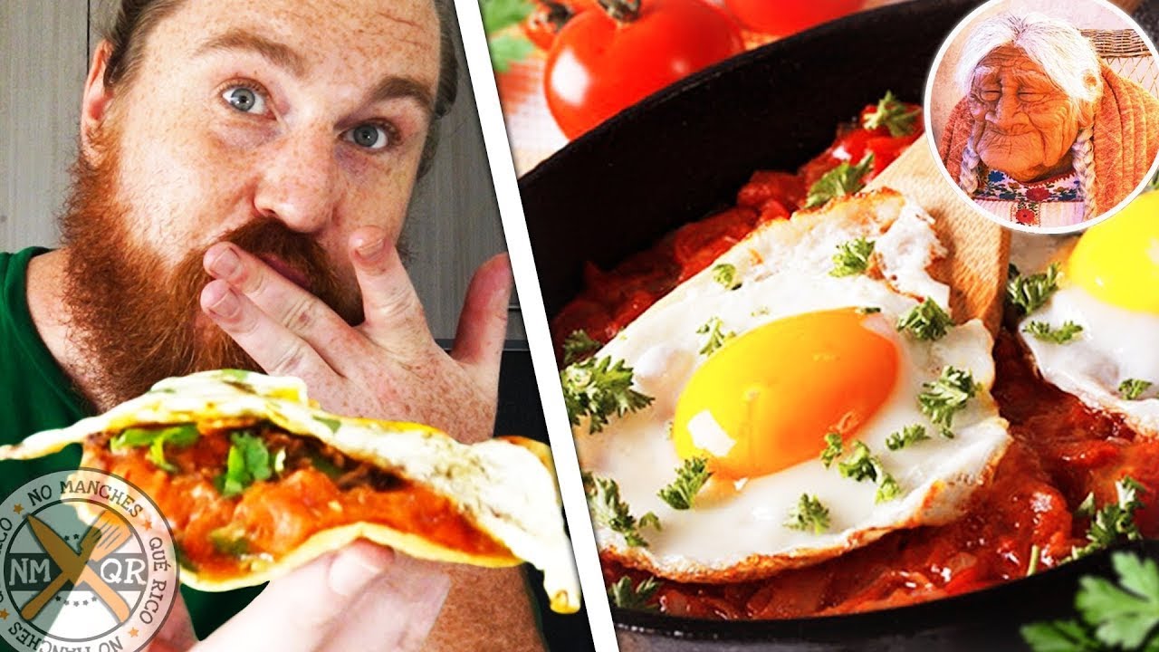 Probando HUEVOS RANCHEROS estilo ABUELITA MEXICANA &bull; R&aacute;pido & F&aacute;cil ☆ WeroWeroTV