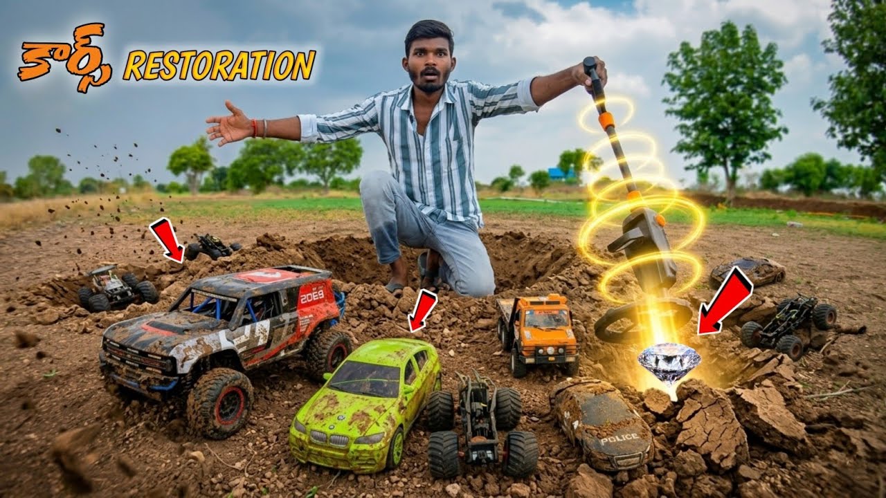 Rc Restoration By Rc Ford Bronco Car || 🟢🟢🟢 ఆర్సీ కార్లాన్ను రెస్ట్రేషన్ చేసాము || Rc zone telugu