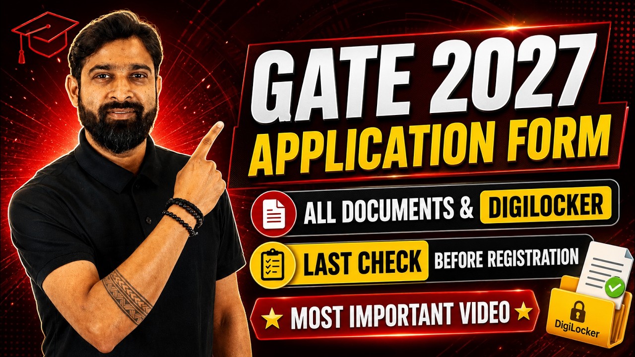 GATE 2027 Registration: Don&rsquo;t Apply Before Watching This! | Documents & DigiLocker